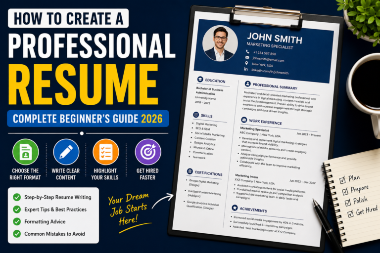How to Create a Professional Resume in 2026