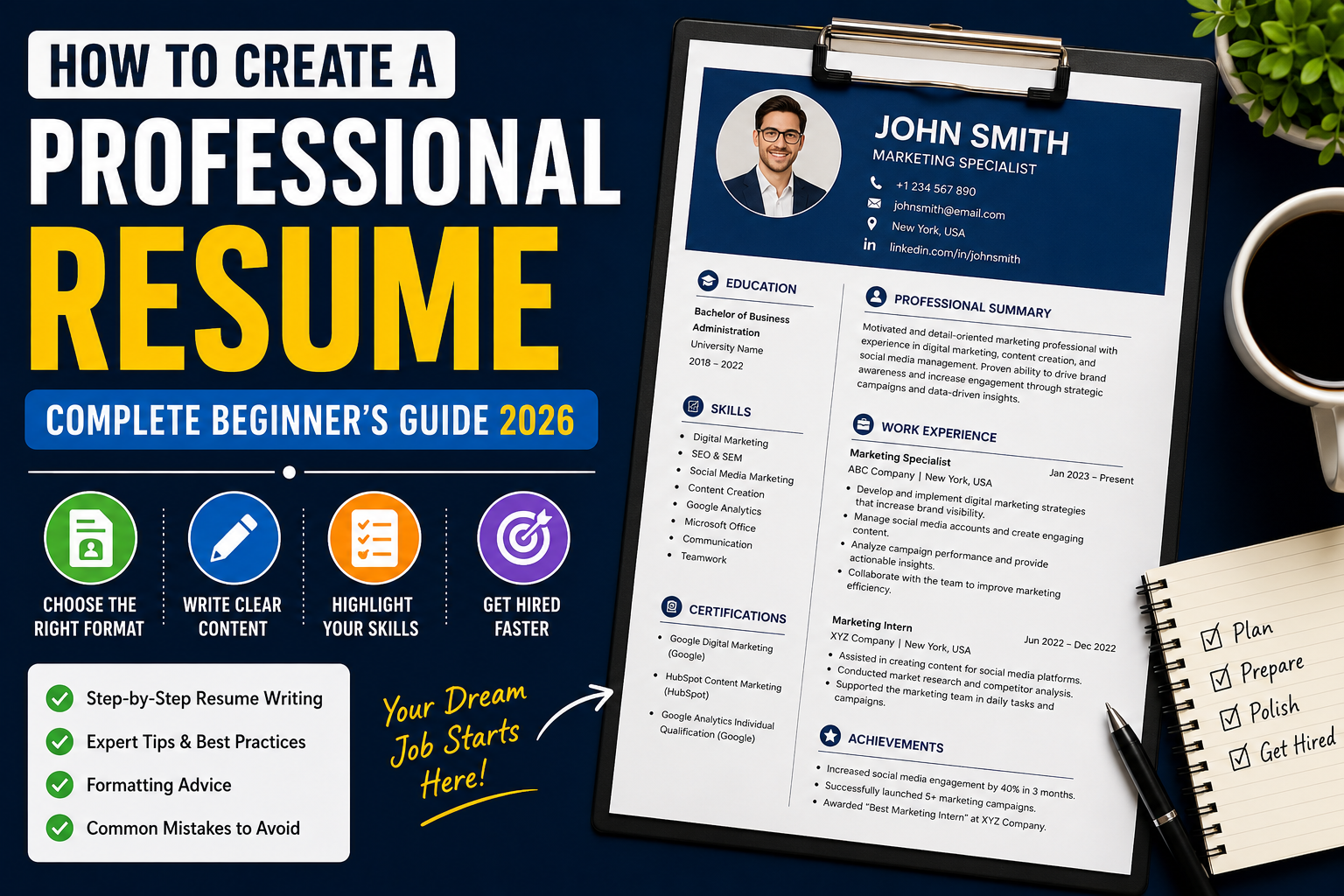 How to Create a Professional Resume in 2026
