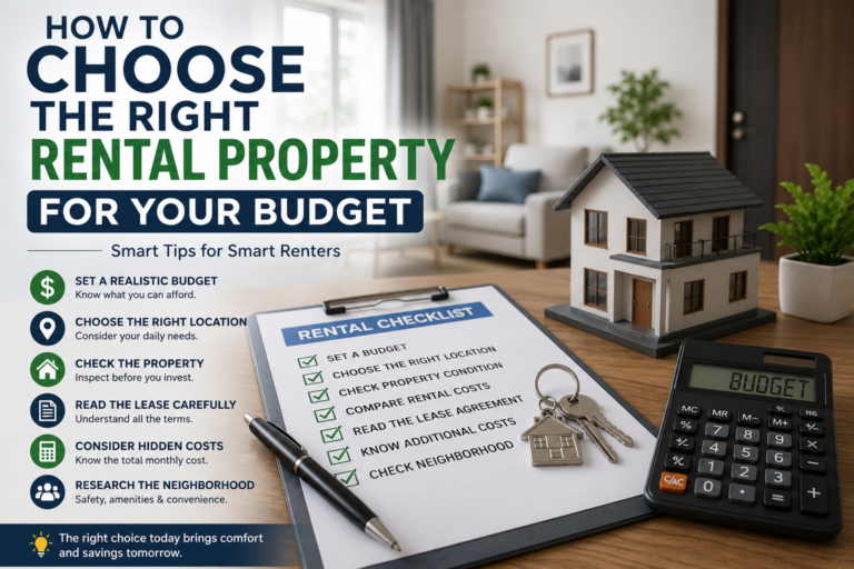 How to Choose the Right Rental Property for Your Budget