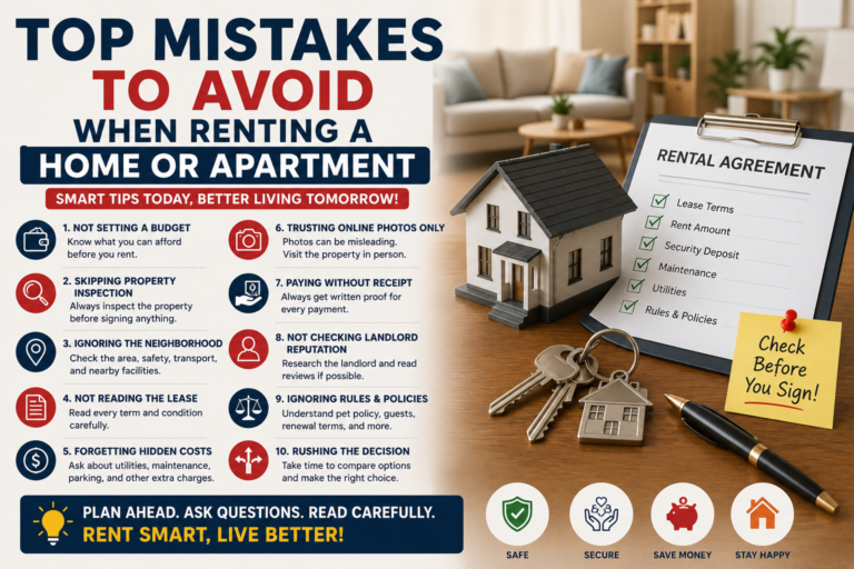 Top Mistakes to Avoid When Renting a Home or Apartment in 2026